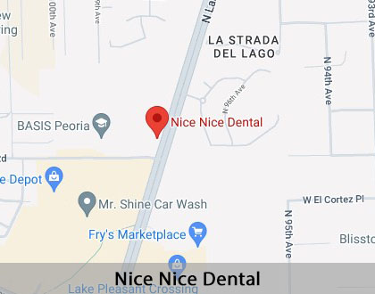 Map image for Denture Adjustments and Repairs in Peoria, AZ